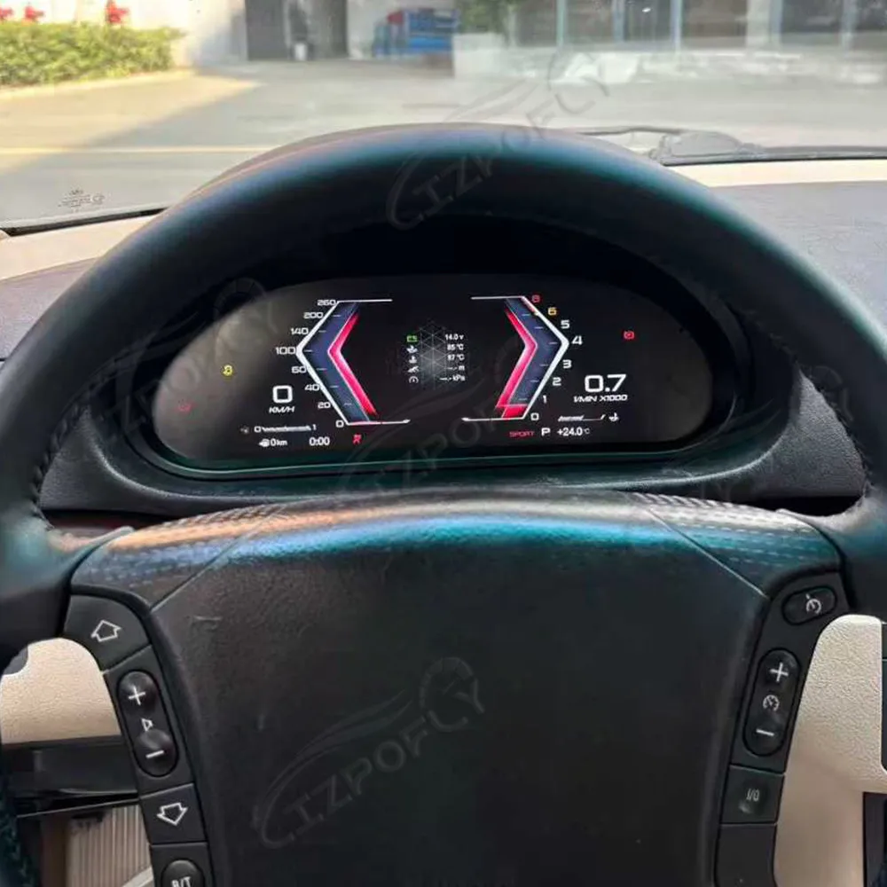 

ЖК-спидометр, приборная панель автомобиля для BMW 3 серии E46, цифровой кластер, виртуальная панель кабины, экран дисплея, GPS Plug and Play Linux