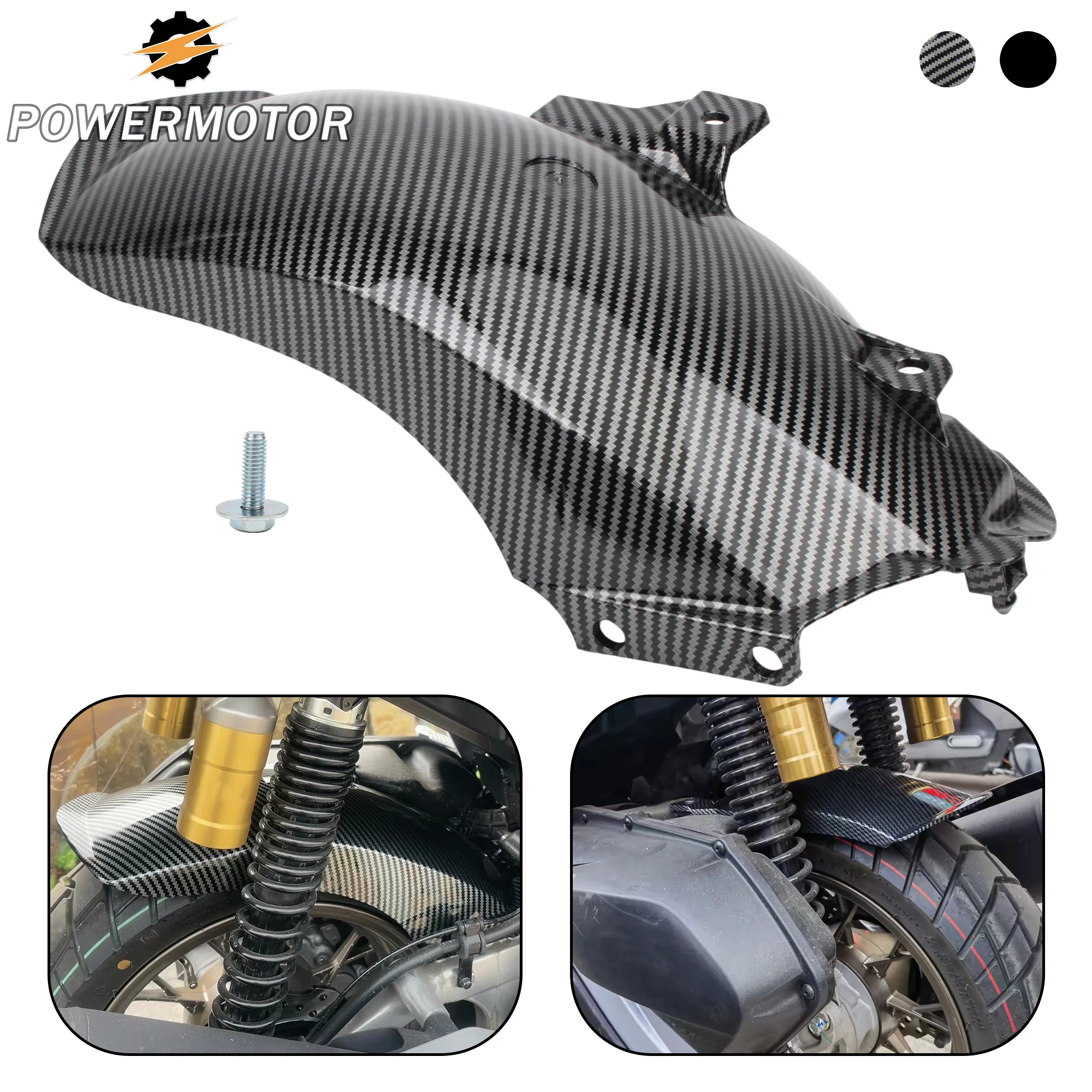 

Motorcycle Rear Fender For Honda PCX160 ADV160 Motobike Scooter Mudguard Waterproof Extension Plastic Modified Accessories