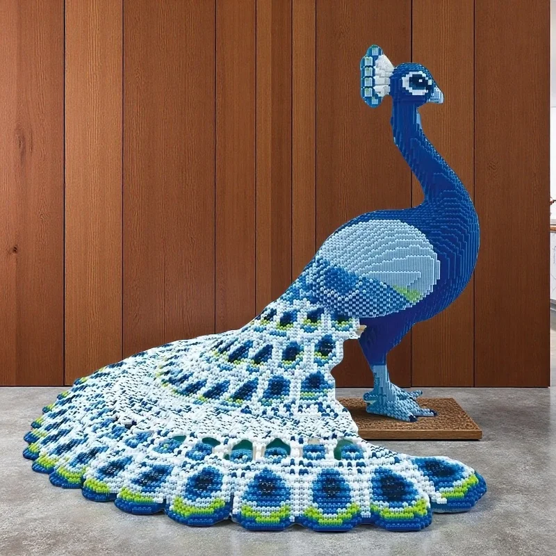 5684 บล็อกตัวต่อนกยูงสีน้ำเงิน, เกมปาร์ตี้, งานฝีมือ DIY, บล็อกคลายเครียด, โต๊ะต้อนรับบริษัท, ของตกแต่งห้องนั่งเล่นและห้องทำงาน, ของขวัญวันหยุด, ของขวัญวันคริสต์มาสอีฟ, ของขวัญเพื่อนในวันคริสต์มาส, ของขวัญวันอีสเตอร์