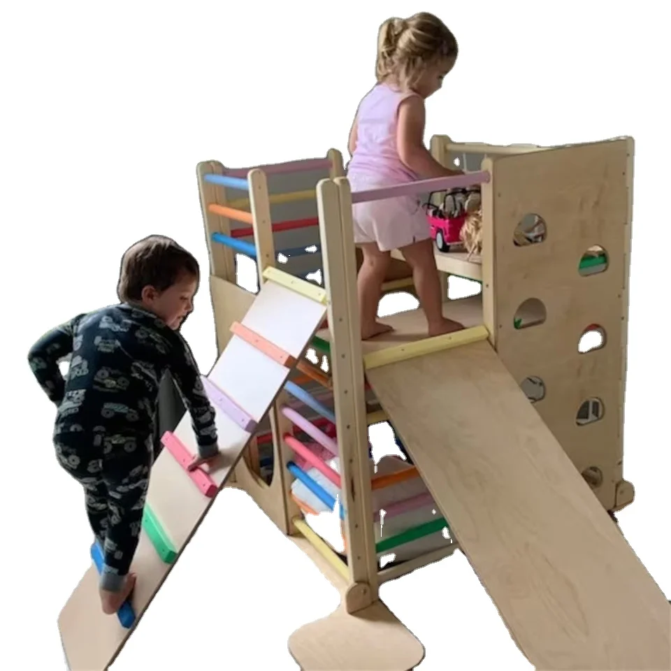 

Деревянная веревка для детей, площадка препятствий в помещении для скалолазания, площадка препятствий в помещении, оборудование для игровой площадки в помещении