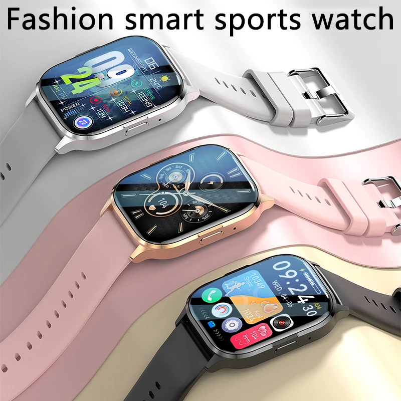 

Smart Watch Android Phone 2.01Inch Full Touch Screen Wireless Call Multiple Sports Modes Waterproof Smart Watch Women Men