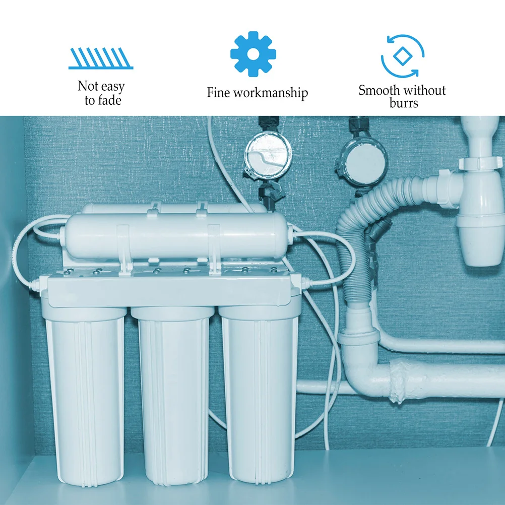 50 قطعة من مشبك تنقية المياه، تركيبات متينة وخفيفة الوزن ومقاومة للحرارة، مشبك قفل فلتر المياه