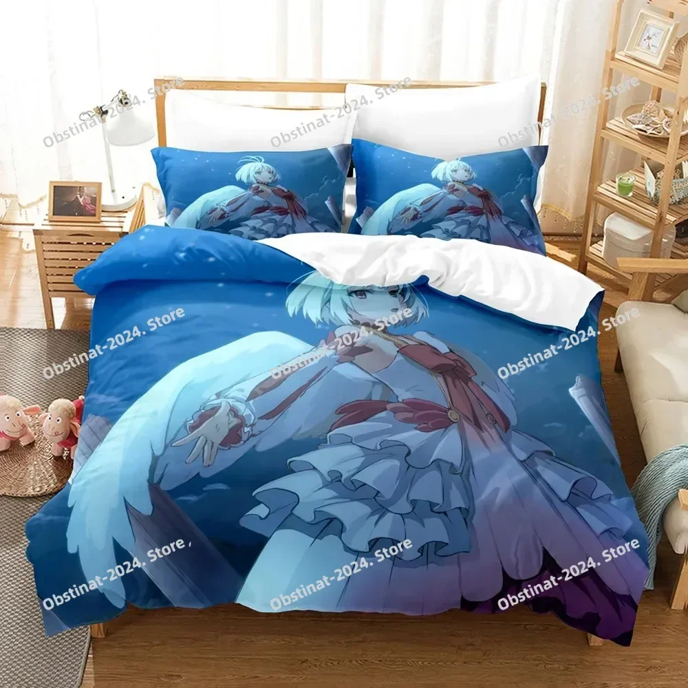 3D The Rising of the Shield Hero Bedding Set Printed Bed Set With Pillowcase Bed Duvet Cover Soft Single Double Queen King Size