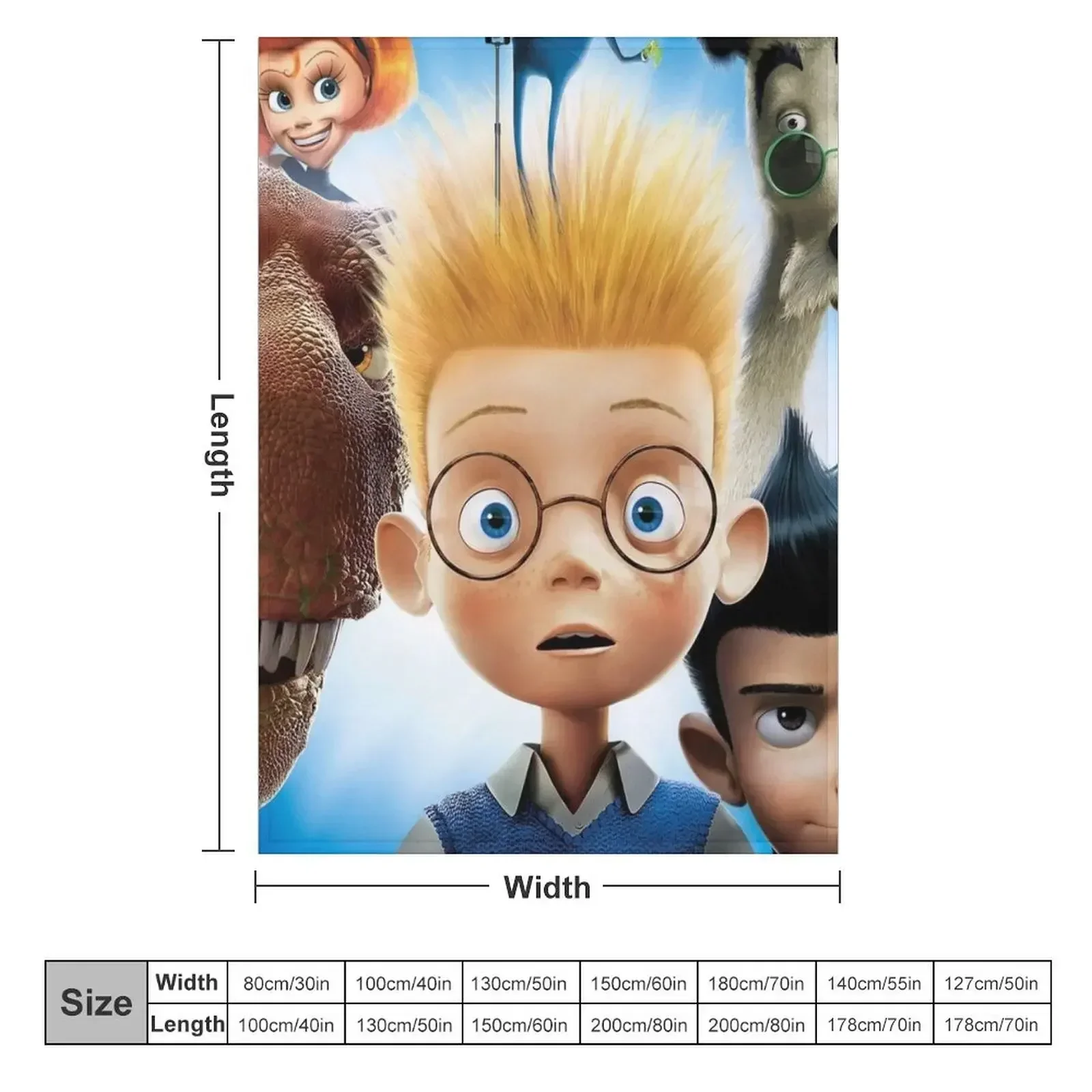 meet the robinsons Throw Blanket couch cozy soft plush fuzzy picnic outdoor blanket