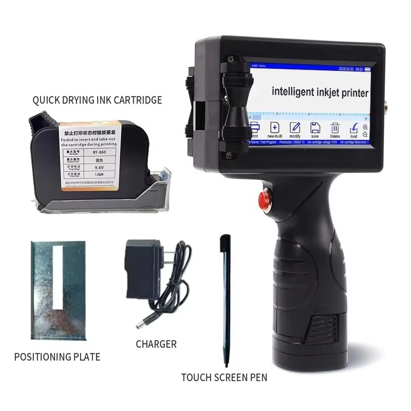 Date Logo Inkjet Coding Machine Handheld Printer Gun Impresora Portatil Food Package