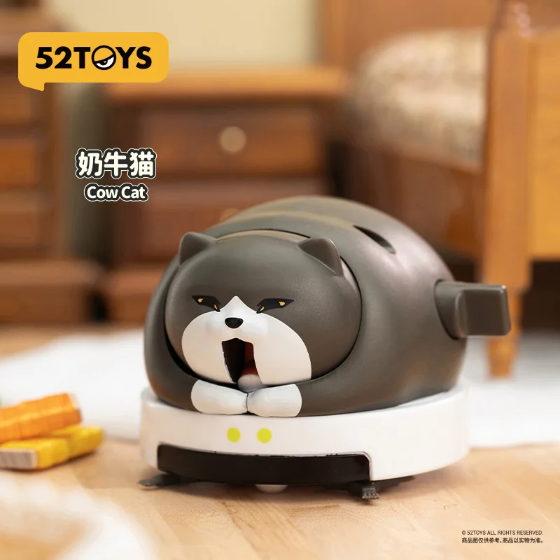 

52TOYS Que Sera Series Robo Cat Blind Box Action Figure Movable Collectible Tech Theme Desk Decor Gift for Anime Fans