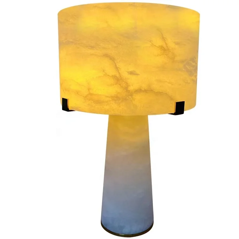 

Новый дизайн, минималистичный стиль, белый мрамор, настольная лампа, бестселлер, камень, испанский алебастр, столовая, спальня