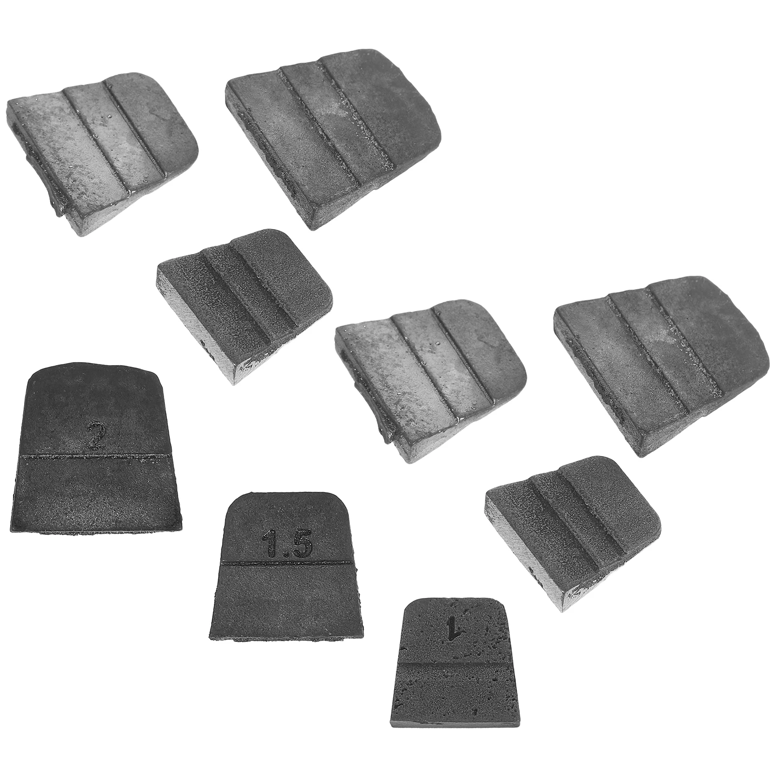 

9 Pcs Iron Handle Metal Wedges Axe Repair Supplies Parts Claw Replacement Kit