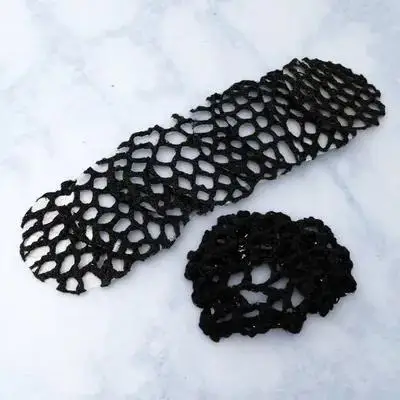 8Pcs Women Elastic Hairnets Ballet Dance Hair Snood Bun Hair Net Reusable Headwear for Dance Performance Work and Formal Use