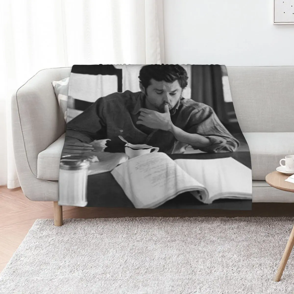 

Patrick Dempsey Throw Blanket blankets ands Plaid on the sofa Soft Plaid Thermal Blankets