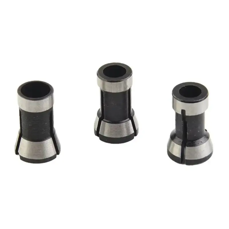 [HOT!A34R】 4Pcs/Set 6Mm 8Mm 6.35Mm Electric Router Milling Cutter Collet Chuck M15 Screw Nut For Trimming Engraving Machines