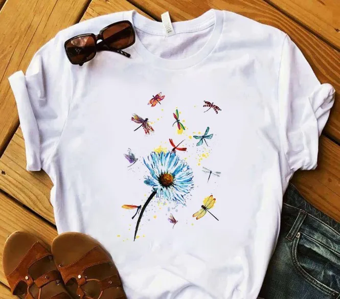 Men and Women Modal Short Sleeve T Blood Awesome Butterfly  T Shirt  Harajuku  Tops  Aesthetic Clothes