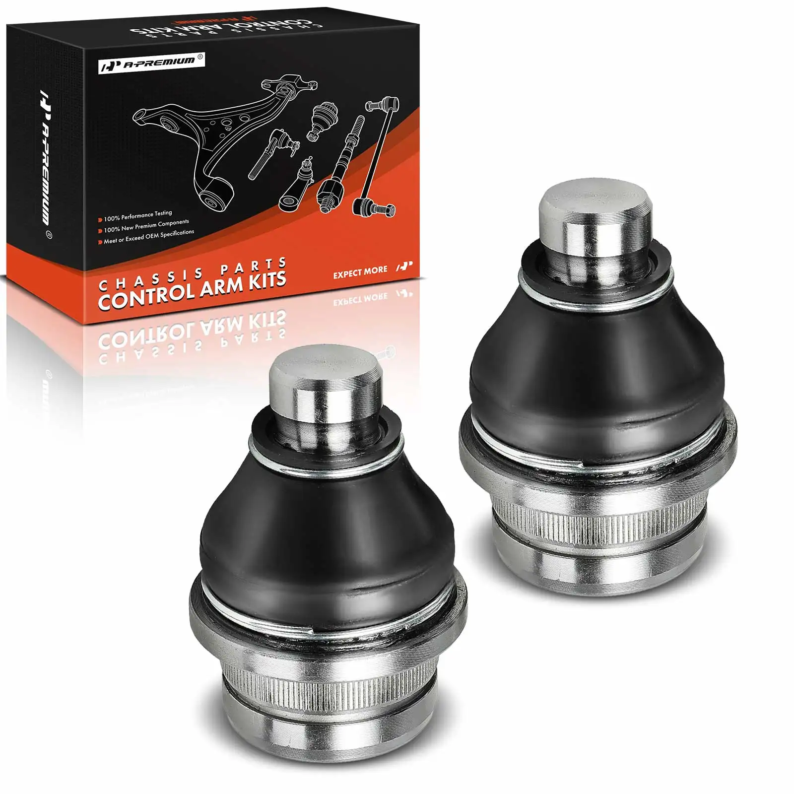 A-Premium 2x Front Lower Ball Joint for Jeep Compass Patriot 2007 2008 2009 2010 2011 2012 2013 2014 2015 2016 2017 Mitsubishi Lancer 2002 2003 2004 2005 2006 2007 Dodge Caliber 2007 2008 2009 2010 2011 2012 5105040AG