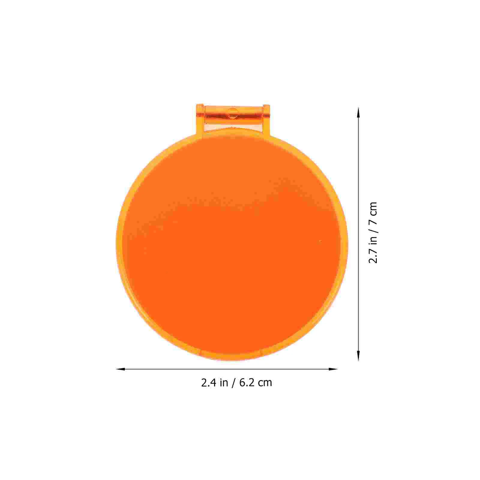 여아용 미니 접이식 거울, 라운드 미러, 간단한 메이크업 거울, 포켓 거울, 여성용 지갑 메이크업 거울 (무작위 색상)