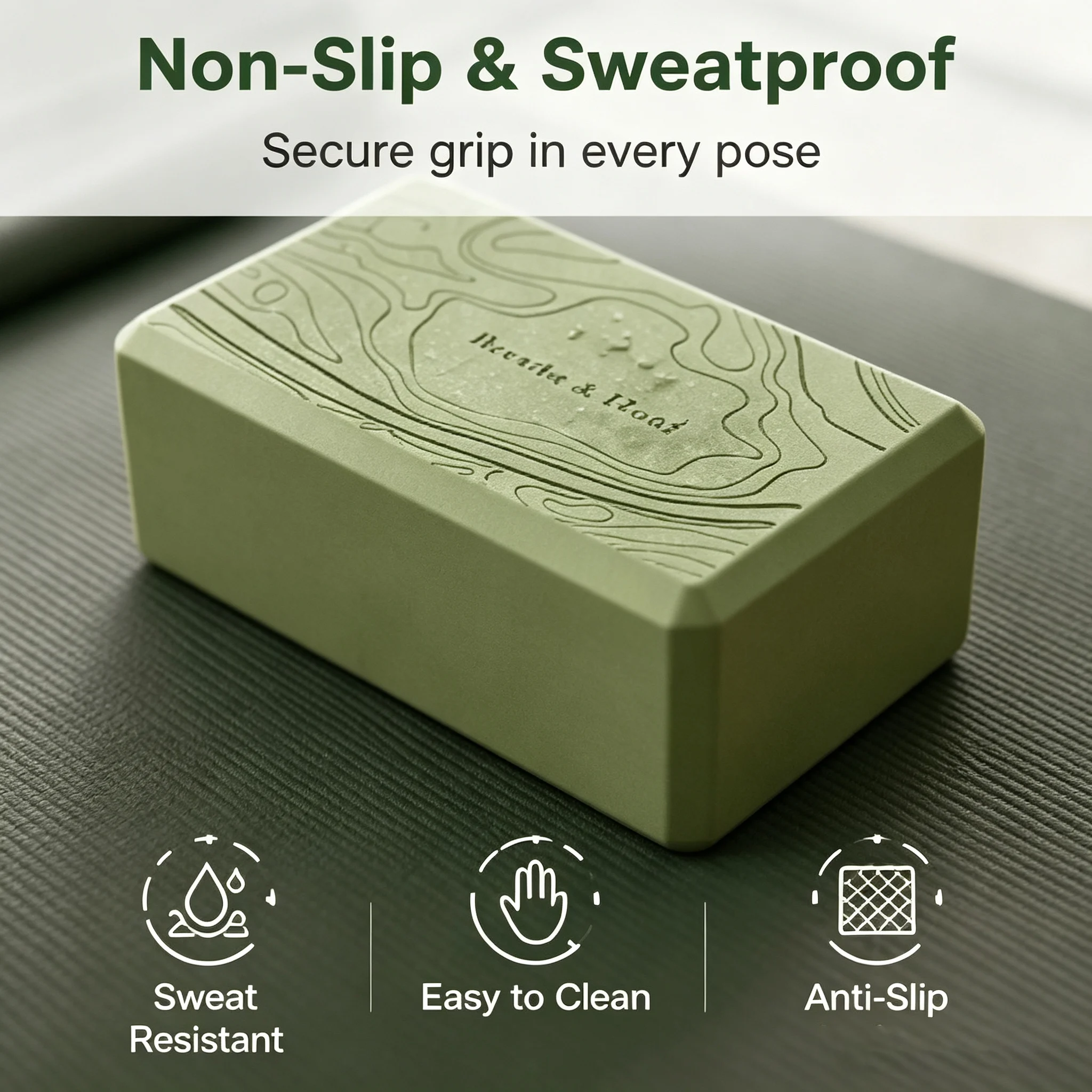Blok Yoga EVA Kepadatan Tinggi - Yoga Block Cork ulasan dan harga