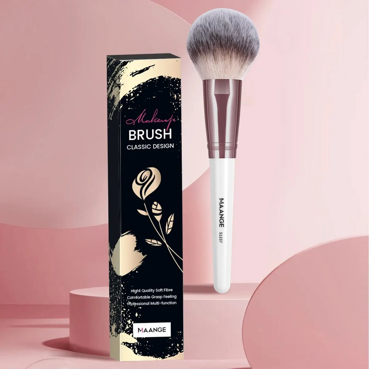 MAANGE 1PCS Foundation Makeup Brushes Bronzer Concealer Blush Brush for Liquid Soft Bristles Brush Cosmetic Makeup Tools