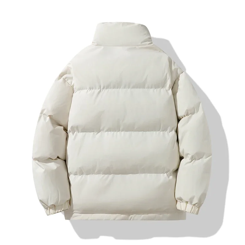 Qualität Bequeme Parkas für Männer Verdicken Warme Winddicht Männliche Kleidung Einfarbig Alle-spiel Baumwolle Jacke Mode Lässig Lose