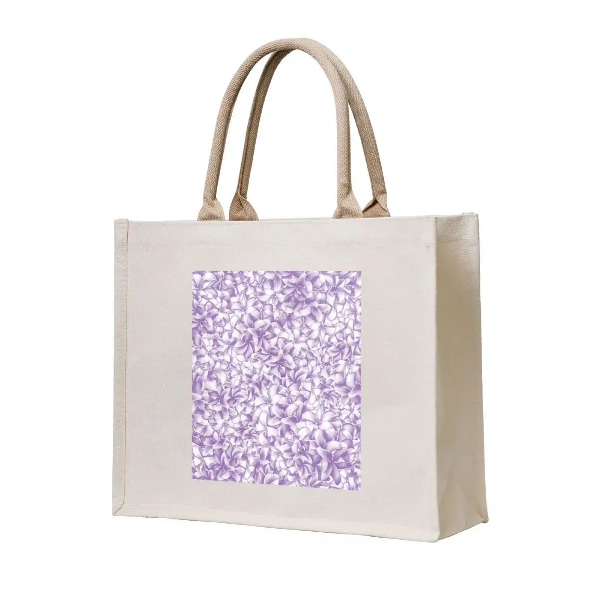 

Plumeria Gorgeous Pattern Lilac Tote Bag tote bag men Portable shopping bag sac pour femme Fabric