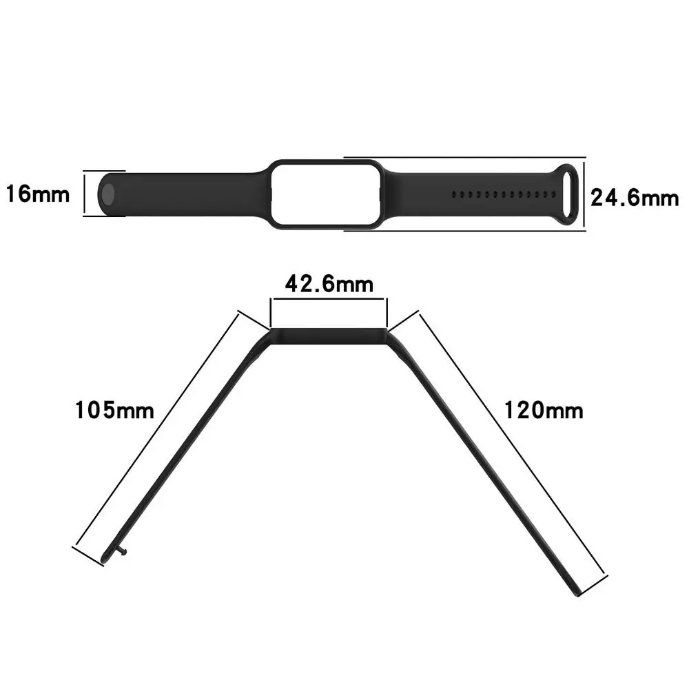 Substituição macia da pulseira do silicone da pulseira de Wacthband para Amazfit Band 7