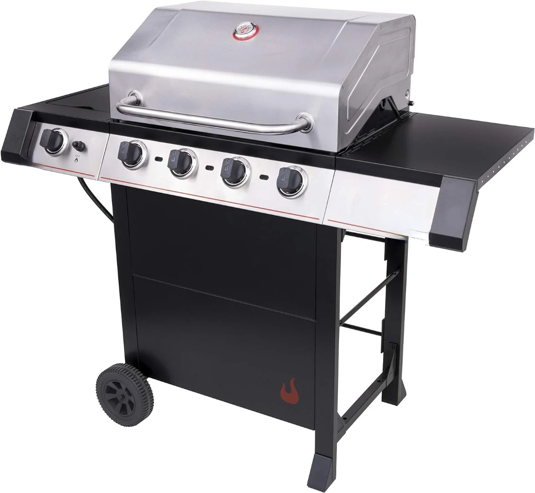 Performance Series™ Amplifire™Technology 4-Burner with Side Burner Cart Propane Gas Stainless Steel Grill - 463331021