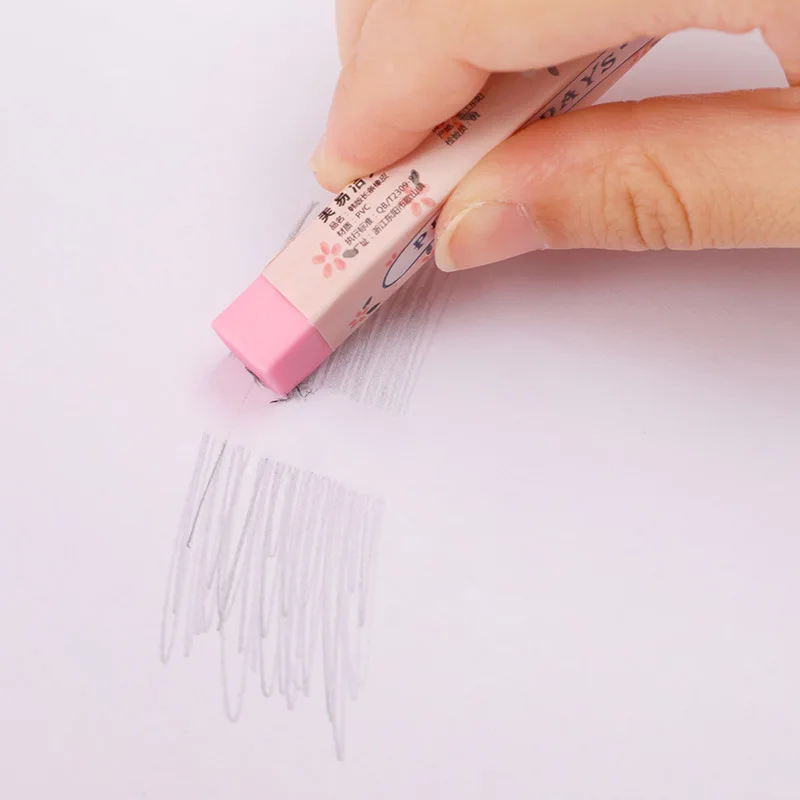 부드러운 고무 연필 지우개 문구, 사무실 학교 교정 용품, 어린이 학생 그림 지우기 지우개, 사무용품, 10 개