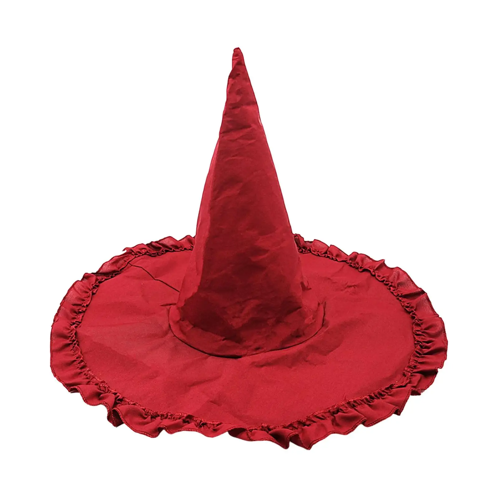 Witch Pointed Witch Wide Brim Hat for Halloween Party Masquerade Dressing up Cosplay