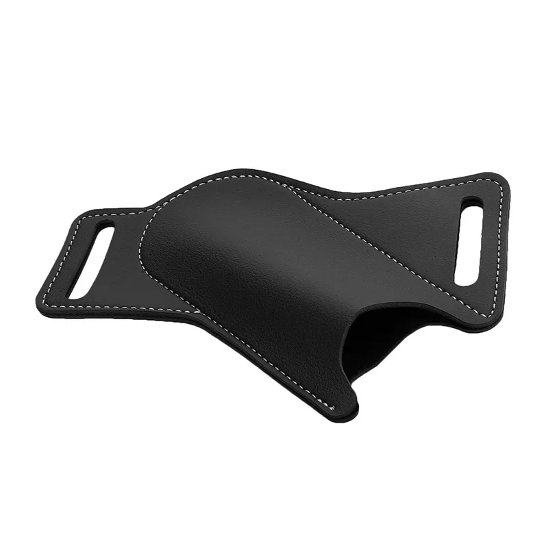 Cuchillo plegable de cuero de vaca de imitación para acampar, herramientas al aire libre, soporte de Clip para cinturón de cintura, cuchillos de bolsillo antiarañazos, funda de almacenamiento