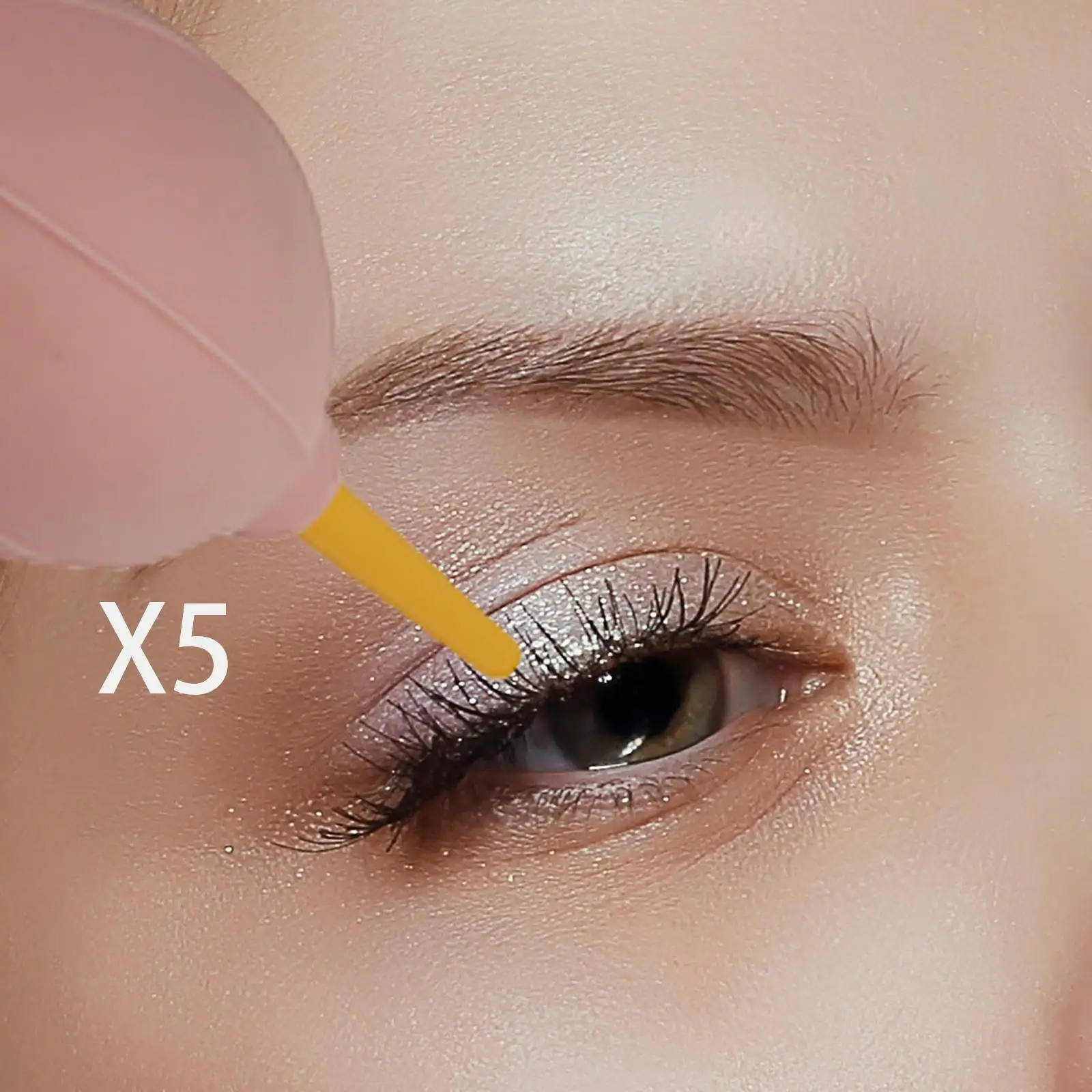 مجفف الرموش الصناعية، أداة تنظيف مضخة الهواء الوردية سريعة الجفاف لإجراء الرموش والغراء