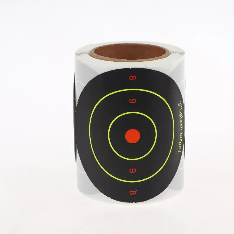 Self Adhesive Splash Shooting Target Paper Square Shape for Portable Outdoor Hunting Training Practice