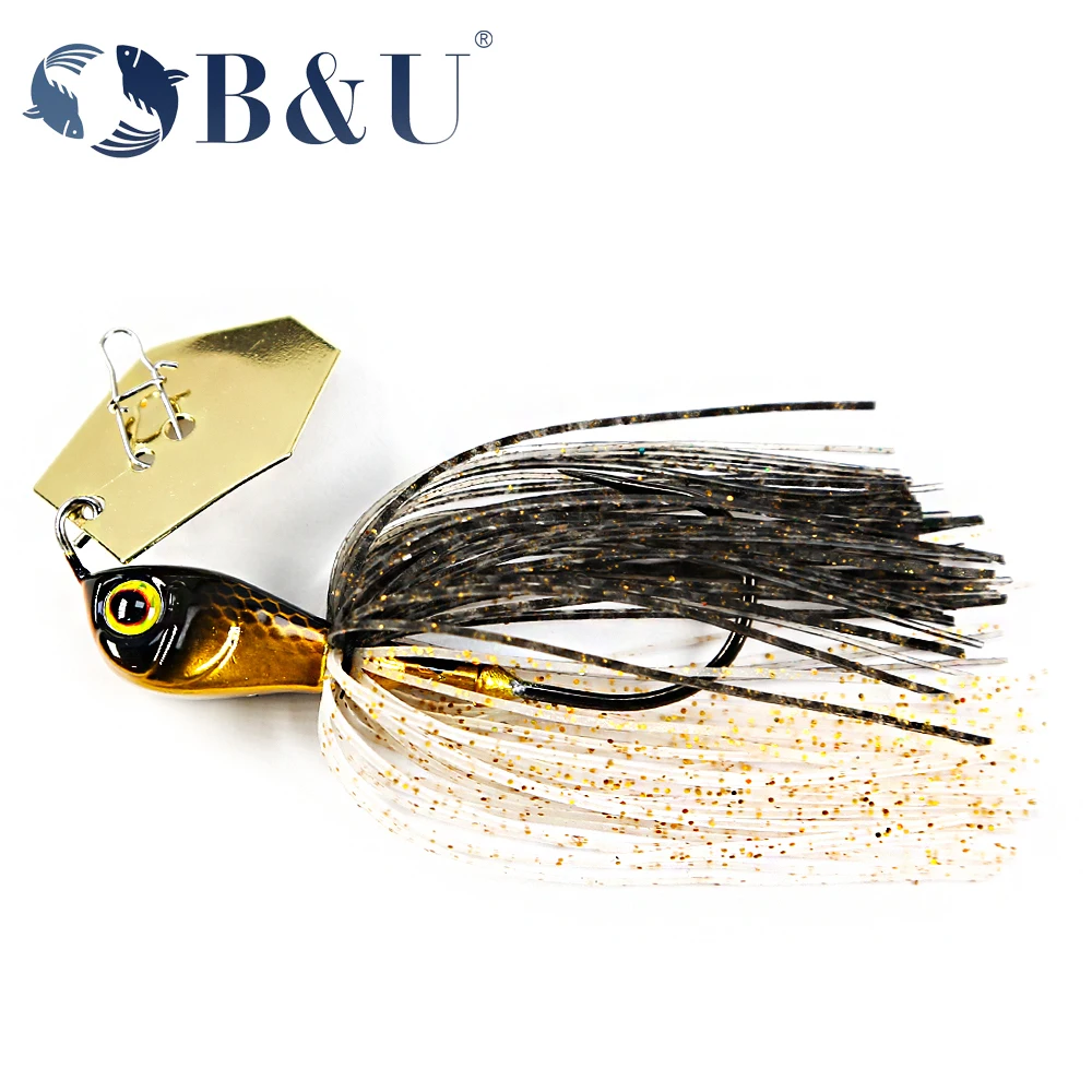 

B&U 3/8oz 1/2oz fishing lure Chatterbait spinnerbait Blade Jig Dancer Buzzbait wobbler chatterbait for bass pike fish