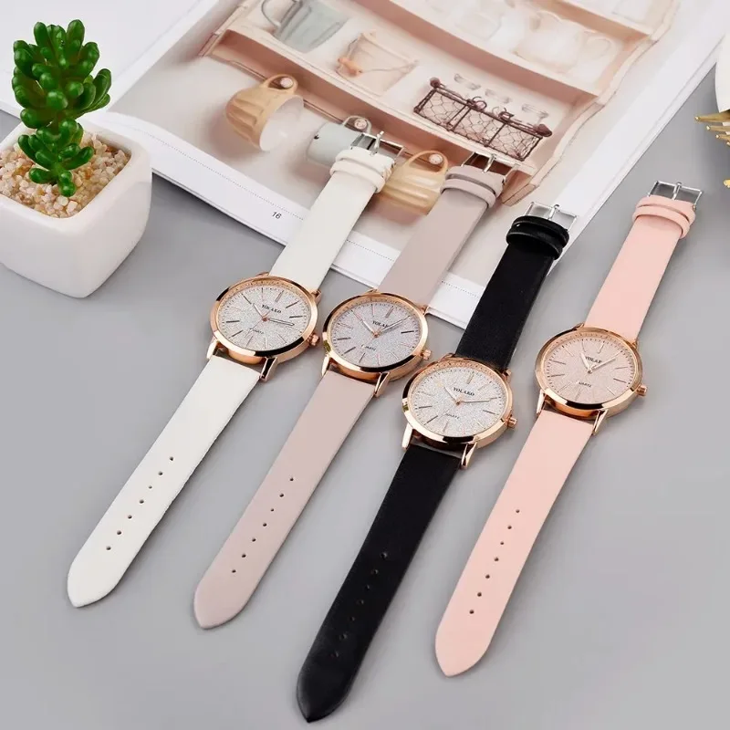 Women\'s Watches Brand Luxury Fashion Ladies Watch Leather Watch Women Female Quartz Wristwatches Montre Femme Relojes Para Damas