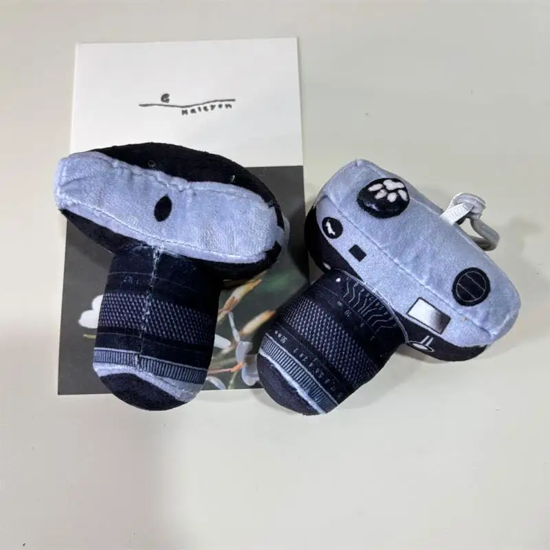 1/2 pièces mignon dessin animé drôle caméra en peluche poupée en peluche porte-clés sac pendentif créatif sac à dos suspendus ornements porte-clés cadeaux