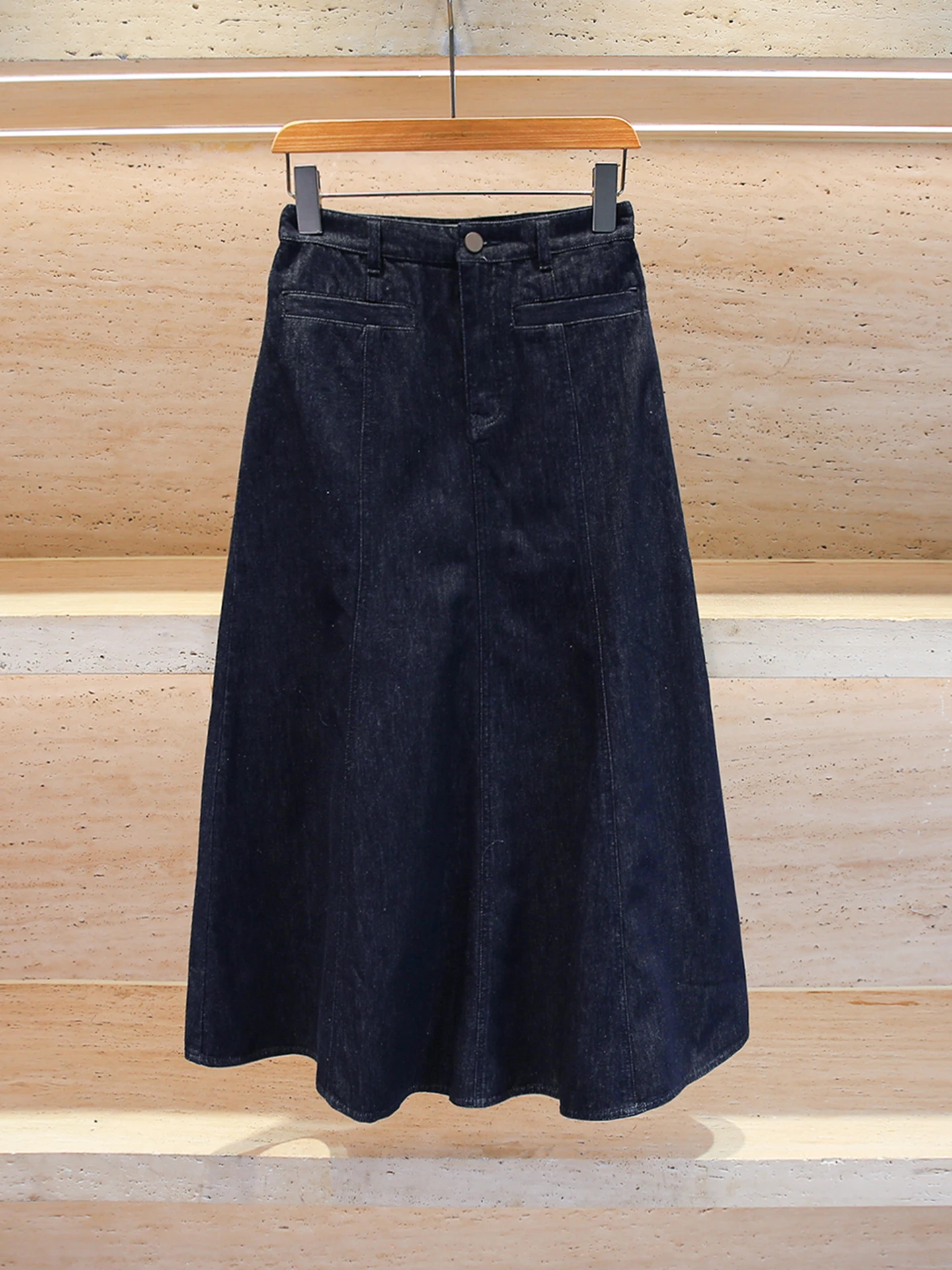 

Длинная юбка с высокой талией и длинным хвостом, южное масло, элитная женская осенняя дизайнерская винтажная юбка трапециевидной формы с завышенной талией для повседневного бизнеса...