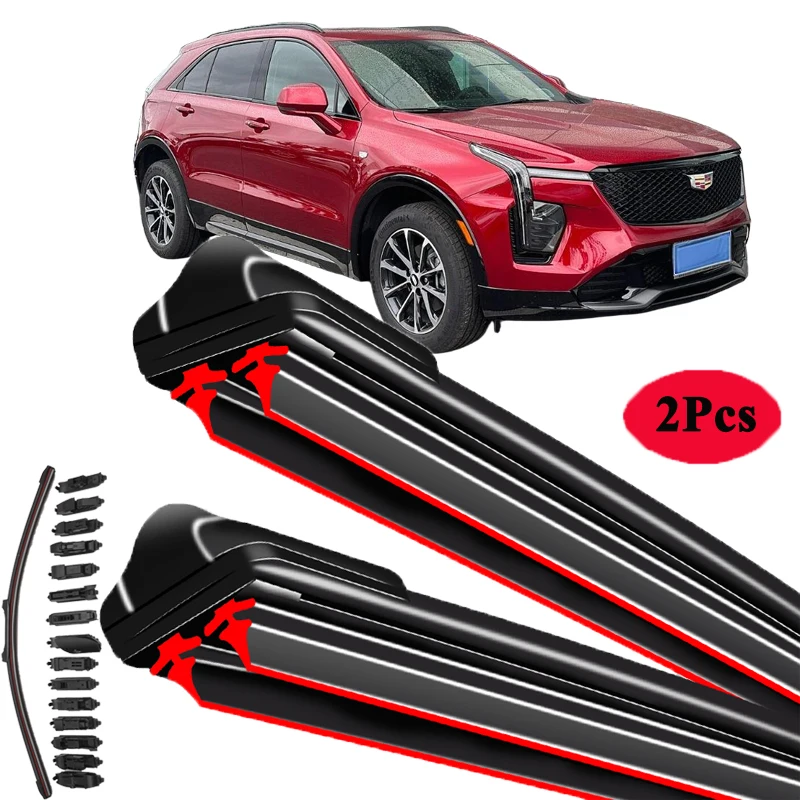 

For Cadillac XT4 2018 2019 2020 2021 2022 Brushes Washer Windscreen Windshield Windows Accessories 2pcs Car Front Wiper Blades
