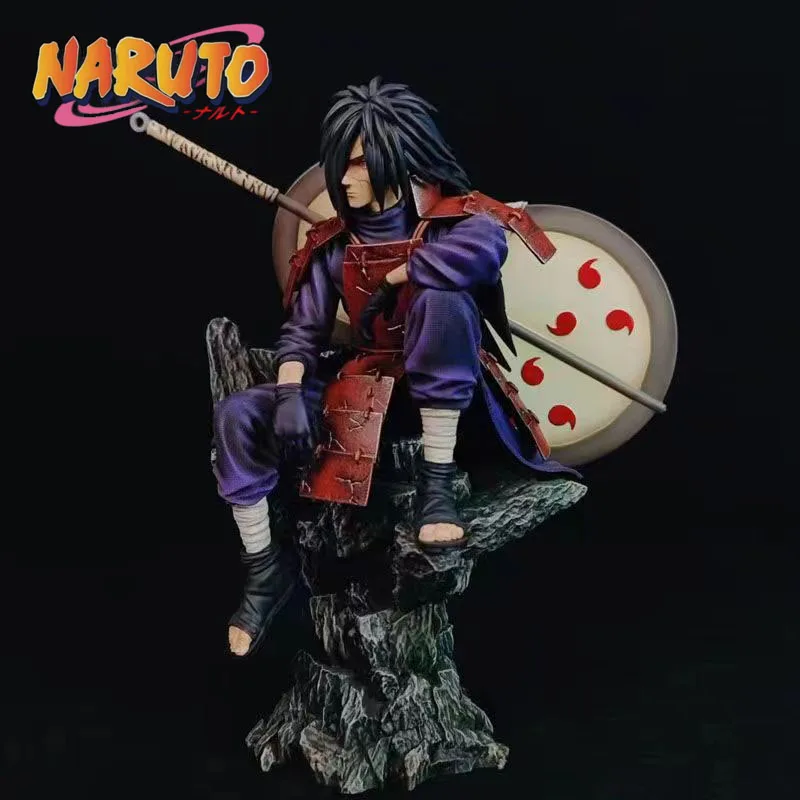 30cm Anime Naruto Figures Gk Uchiha Madara Action Figures Pvc Collection Naruto Model Peripheral Toys Desktop Decoration Gifts