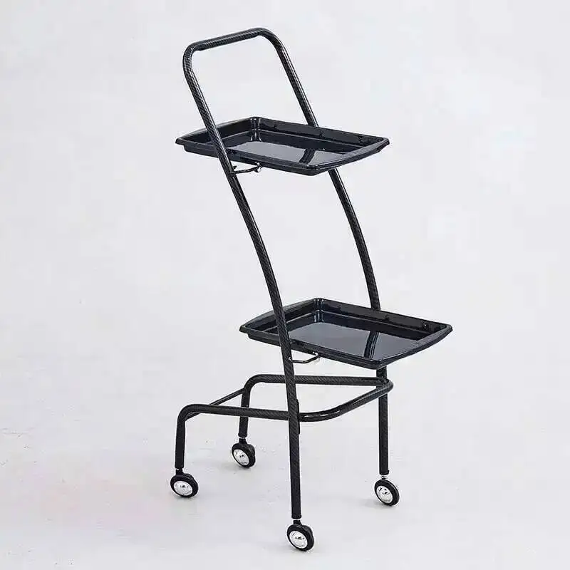Welding Beauty Hairdressing Cart Salon Pedicure-trolley Cabinet Pink Organizers Trolleys Dental Tool Storage Auxiliary Wheels