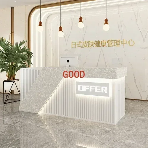 Zq salón de belleza nuevo estilo chino registro Bed & Breakfast mostrador de recepción estudio Yoga Club cajero mostrador de Bar