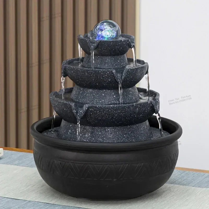 Water Rockery Indoor Fountains Fountain Home Decor Rich Meaning Of Home Decoration Indoor Fountains Office Fuente Interior