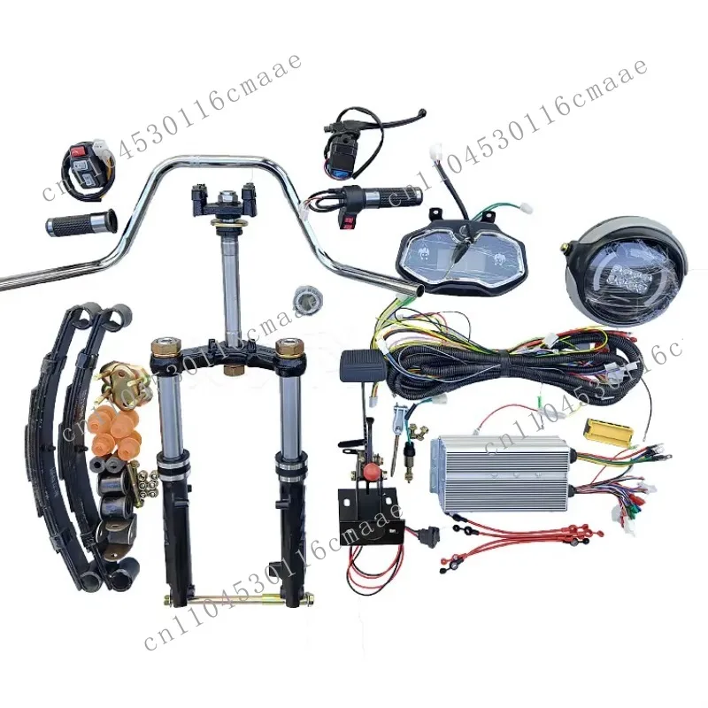 NEW Electric Tricycle Full Differential Motor Wheelset High Power 800-1200W Convenient Full Conversion Kit