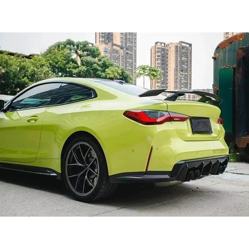 2020+ G80 M3 G82 M4 OEM Factory Style Carbon Fiber Rear Bumper Diffuser Lip with Flap Splitter for BMW G80 G82