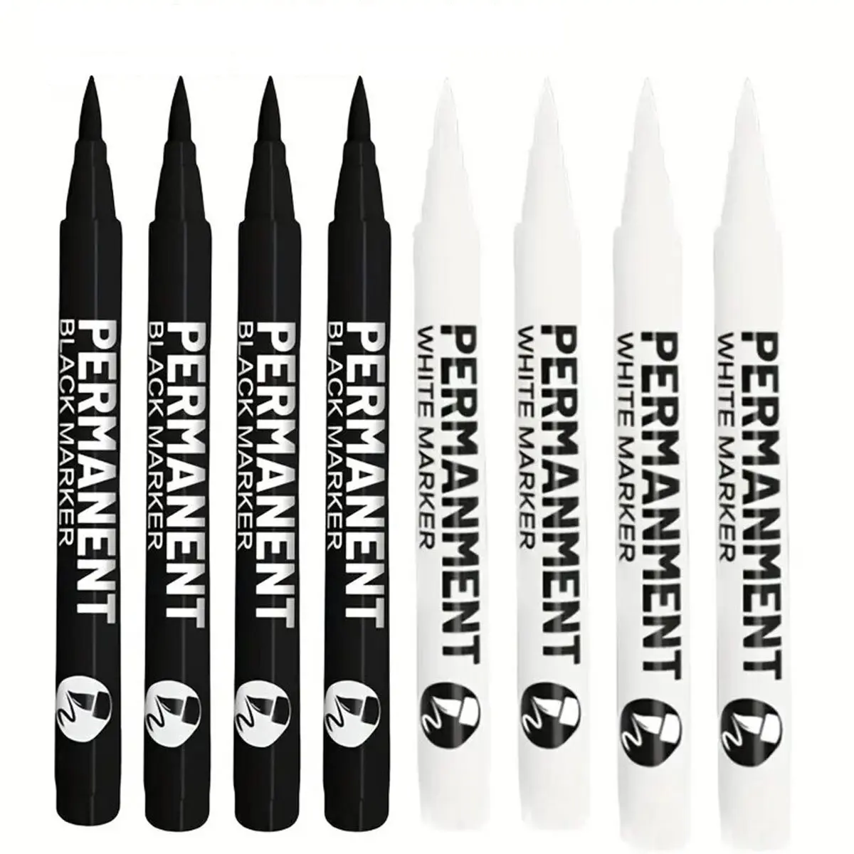 

6/12PCS High gloss acrylic marker pen, quick drying, waterproof and colorfast, widely used, suitable for paper/glass/wood, etc