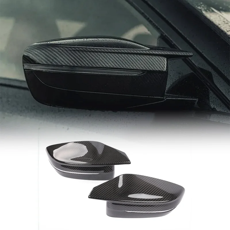 Side Mirror Cover Cap For BMW 2 Series G87 M2 Coupe Aero Rear View Shell Exterior Mod Part