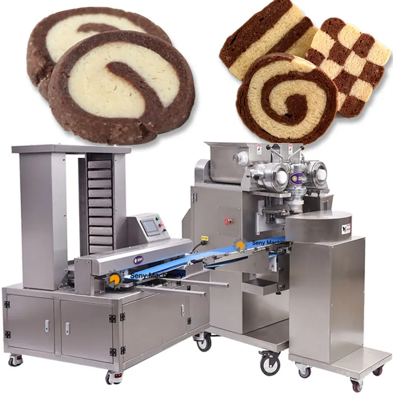 Manufacturer Customizable Fully Automatic 304 Stainless Steel Wire Cut Cookies Machine 220V New High Productivity For Snack Food