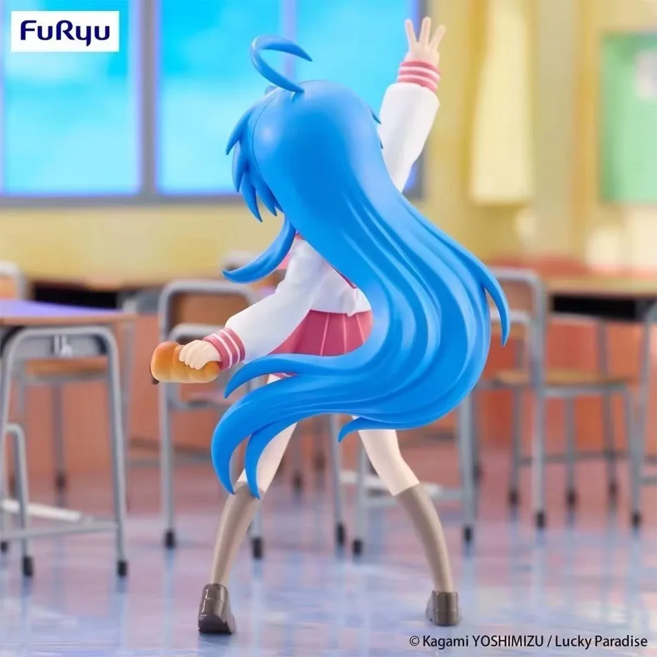 17cm Anime Lucky Star Izumi Konata Figur Niedliche Matrosenuniform Figurine Modell Spielzeug Tischdekoration Wohndeko Sammlerstück Geschenk – Detail 3