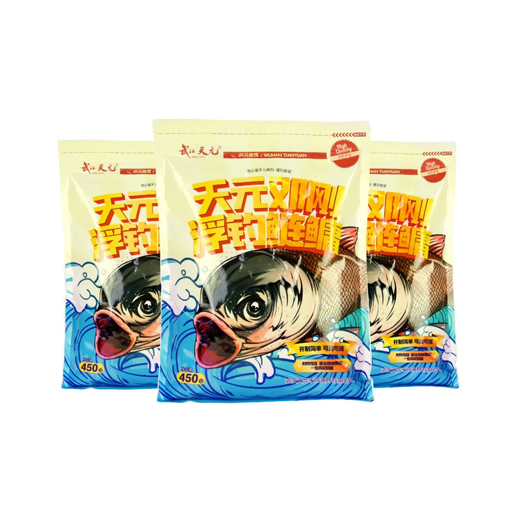 Deng Gang Gold Version Floating Fishing Silver Carp Bait 450g, Fischfutter zum schwimmenden Angeln Silver Carp und Bighead Carp