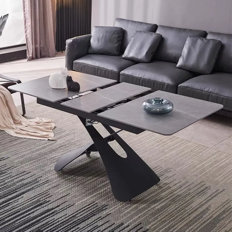 Drawer Storage Marble Coffee Tables Gray Classic Nesting Glass Lateral Coffee Tables Luxury Space Stolik Kawowy Furniture Home
