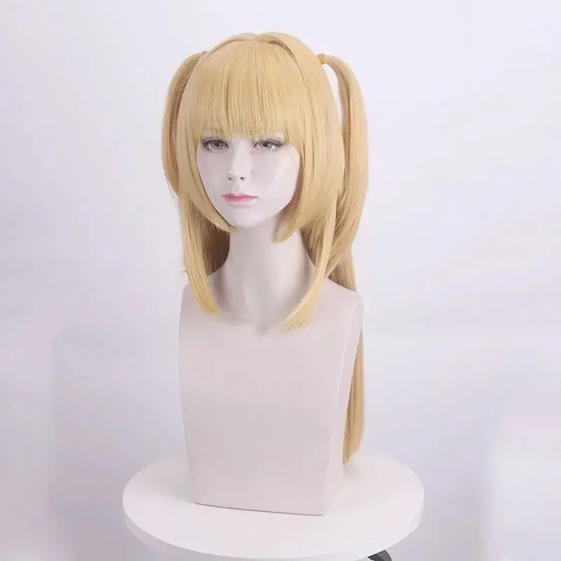 ‌ Anime Death Note Cosplay Pruik - Gouden Zand Anime Karakter Haar, Cosplay Evenement, Halloween Kostuum