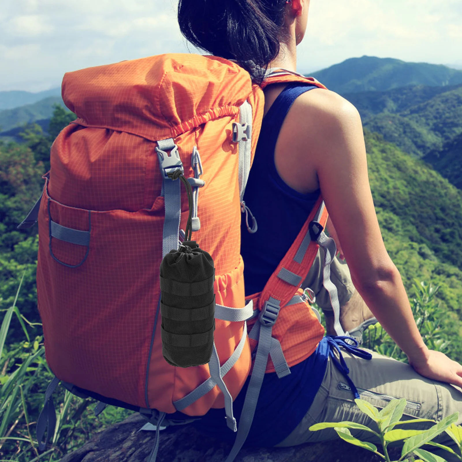 

Outdoor Water Bottle Pouch Portable Holder Lightweight Heat Retaining Waterproof Non-Slip Bottle Carrier for Camping Hiking