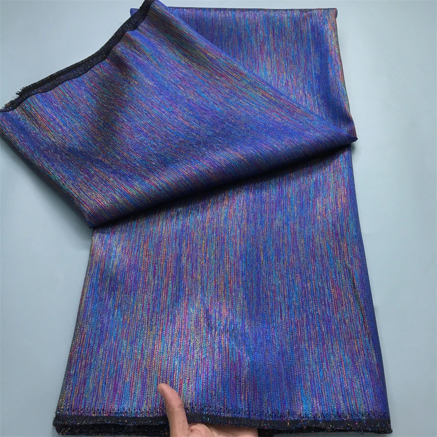 2025 فاخر جودة عالية النيجيري الجاكار الدانتيل 5 ياردة الأفريقي الأورجانزا الديباج أقمشة الدانتيل الفرنسية تول الدانتيل فستان حفلة