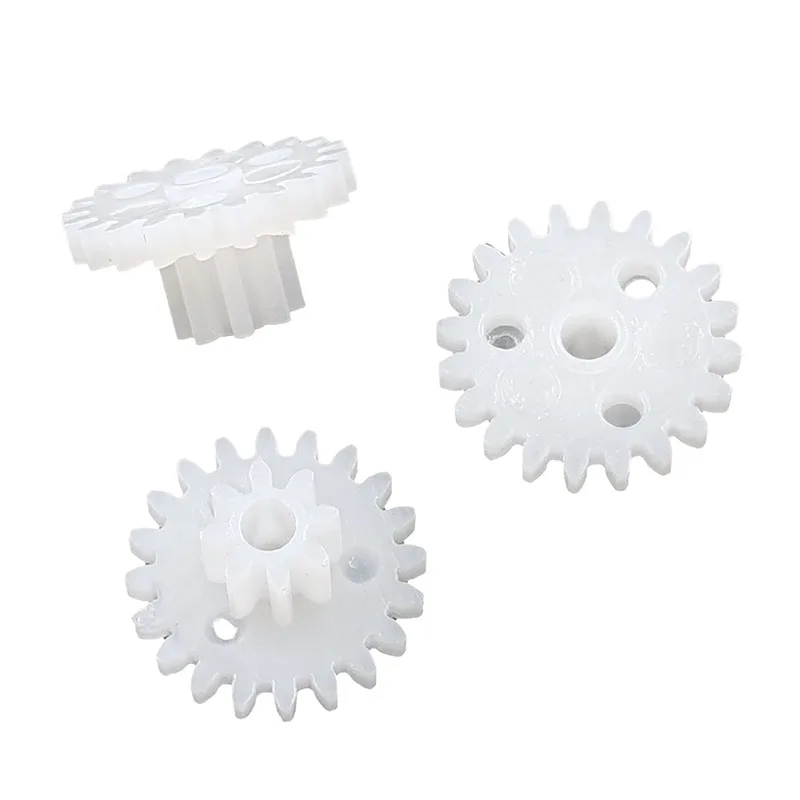 20+8T 0.5M Double Plastic Gear Modulus 0.5 20 Teeth +8 Teeth Pinion Motor Parts Toy Accessories 20082A 20082B